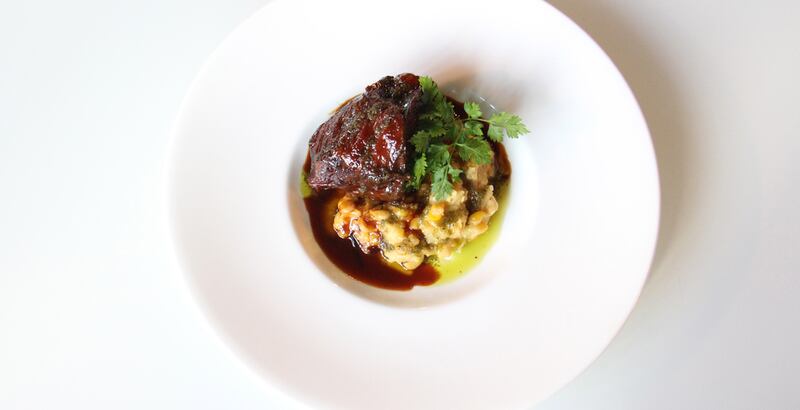 Succulent braised beef short ribs served at the Gaucho iftar in Dubai. 