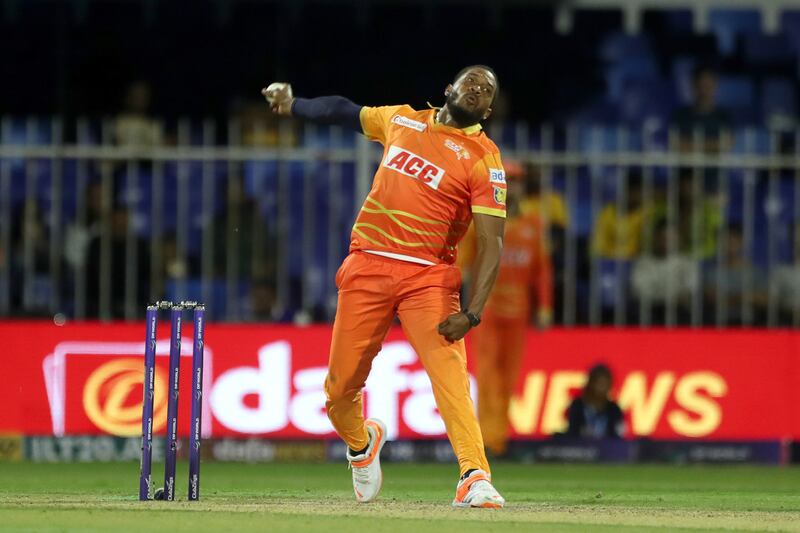 Chris Jordan claimed two wickets for Gulf Giants.