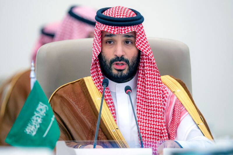 Saudi Crown Prince Mohammed bin Salman at the GCC-Central Asia Summit in Jeddah in July. SPA