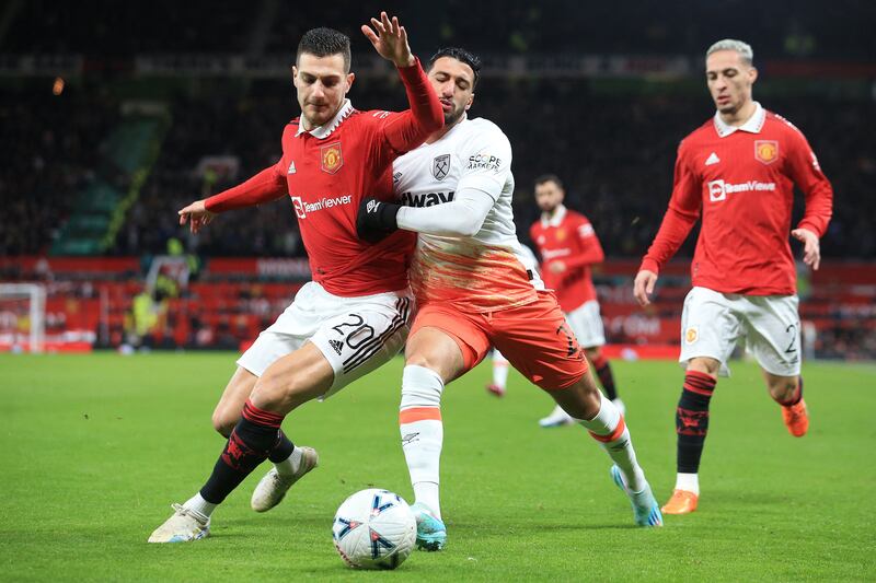 Diogo Dalot 6 - Good chance to score on 11 minutes. Stopped when he thought the ball went out before West Ham’s goal. Form has dipped since he came back from injury. AP