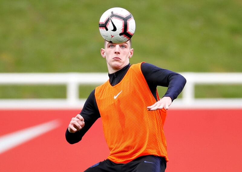 Soccer Football - Euro 2020 Qualifier - England Training - St. George's Park, Burton upon Trent, Britain - March 19, 2019   England's Declan Rice during training   Action Images via Reuters/Carl Recine