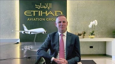 Tony Douglas, Group Chief Executive of Etihad Airways. Image: The National