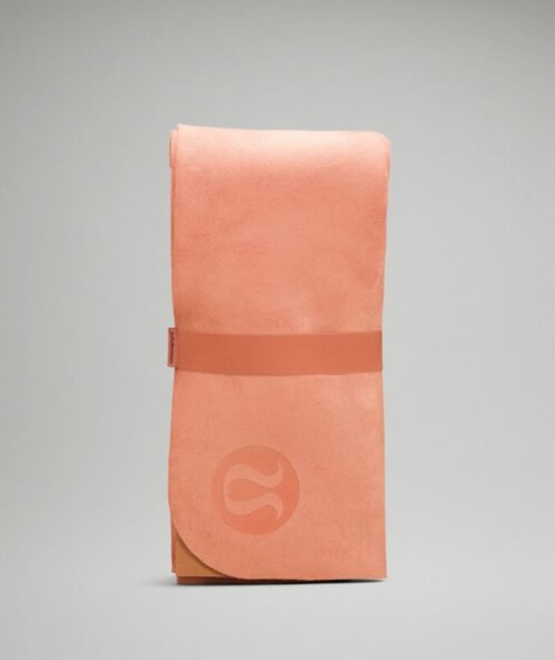 The Carry Onwards travel yoga mat by Lululemon is made from sustainably sourced natural rubber material; Dh195 from www.lululemon.ae. Photo: Lululemon