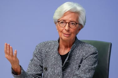 ECB president Christine Lagarde held the pandemic emergency purchase programme (Pepp) at €1.85 trillion. Reuters