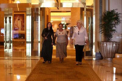 31 - July - 2013,  Emirates Palace, Abu Dhabi

Westerners being asked to dress more conservatively during Ramadan in public places like Malls, Hotels, Restaurants. Fatima Al Marzooqi/ The National. *** Local Caption ***  FM_ EmiratesPalaceDressCode2013_010.JPG