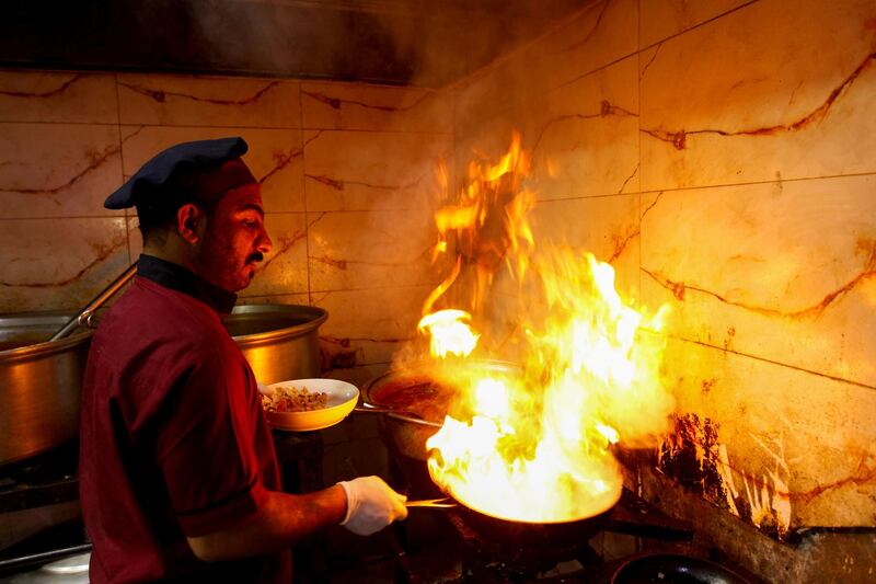 Truffles are prepared at the Beit Al Hatab restaurant in the city of Samawa, Iraq. Reuters