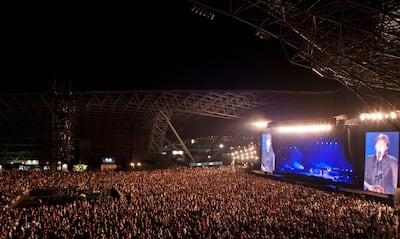 Paul McCartney played to 30,000 people in Abu Dhabi. Photo: Flash Entertainment