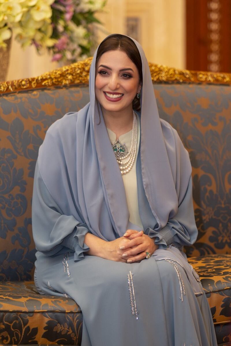 Ahad Al Busaidiyah, the first lady of Oman. Photo: Oman News Agency