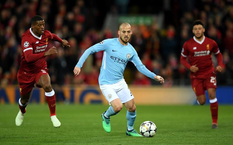 David Silva of Manchester City. Shaun Botterill/Getty Images