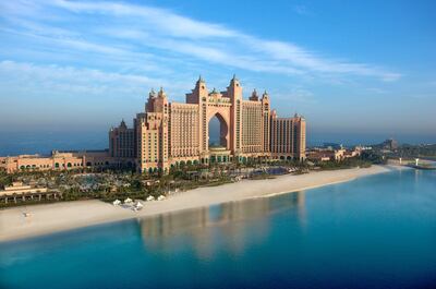 Atlantis, The Palm hotel in Dubai will have a World Cup Fan Zone covering every game from this summer's tournament. Courtesy Atlantis, The Palm