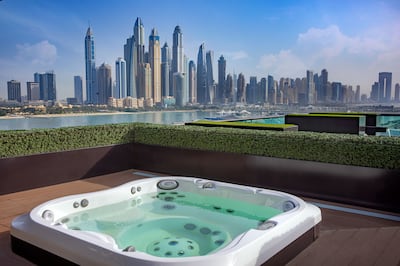 The Imperial Suite comes with skyline views and a balcony Jacuzzi. Photo: Hilton