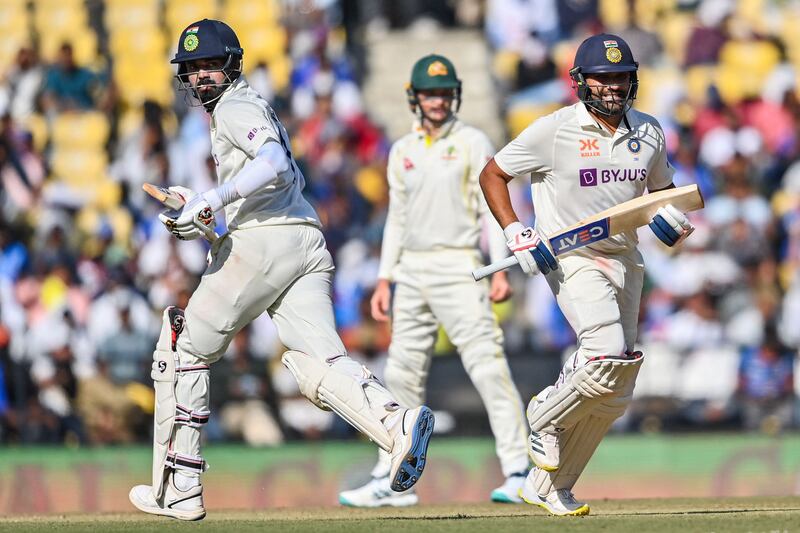India's KL Rahul and Rohit Sharma put on 76 for the first wicket. AFP