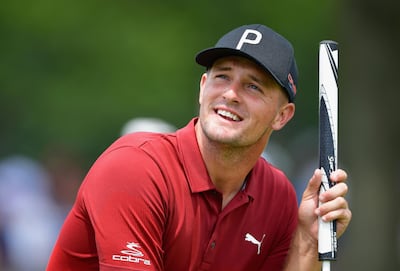 ST LOUIS, MO - AUGUST 08: Bryson DeChambeau of the United States looks on during a practice round prior to the 2018 PGA Championship at Bellerive Country Club on August 8, 2018 in St Louis, Missouri.   Stuart Franklin/Getty Images/AFP
== FOR NEWSPAPERS, INTERNET, TELCOS & TELEVISION USE ONLY ==
