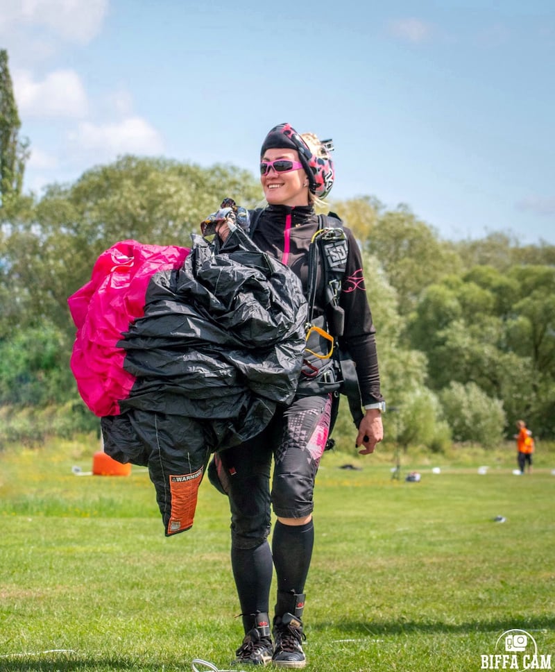 Women make up only 13% of the professional skydiving industry