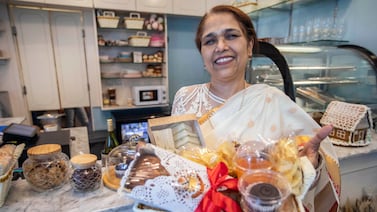 Sarita Mehta offers picnic-inspired food as well as hampers filled with nostalgic dishes at her Dubai cafe Picnic Basket. Ruel Pableo for The National