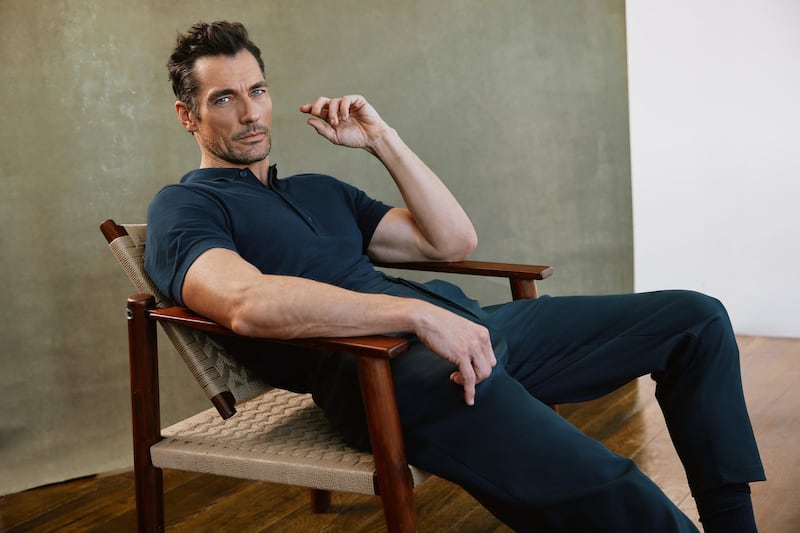 Model David Gandy has launched his own clothing label. Photo: David Gandy Wellwear