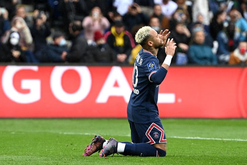 Neymar - 7, Every touch from the Brazilian was booed by the home crowd in the opening half-hour and he cut a frustrated figure, especially when he was fouled by Josuha Guilavogui. Delicately touched the ball into the back of the net for PSG’s second. AFP