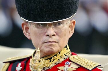 King Bhumibol Adulyadej was the world’s longest-reigning monarch. Vivani Dithajohn / EPA / File pic 2004