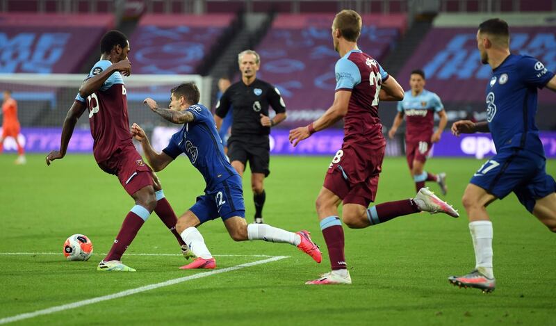 Christian Pulisic – 7. Won both set pieces that led to Chelsea’s two goals. Was not afforded the space that allowed him to run at West Ham’s defence but was still his team’s most dangerous attacking player. AFP