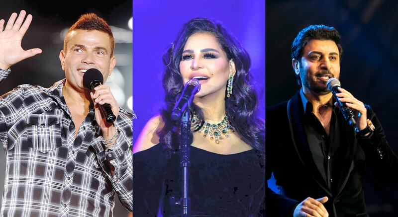 Amr Diab, Ahlam and Majed Al Mohandes are among the stars who will perform at Saudi Arabia's 90th National Day celebrations. 