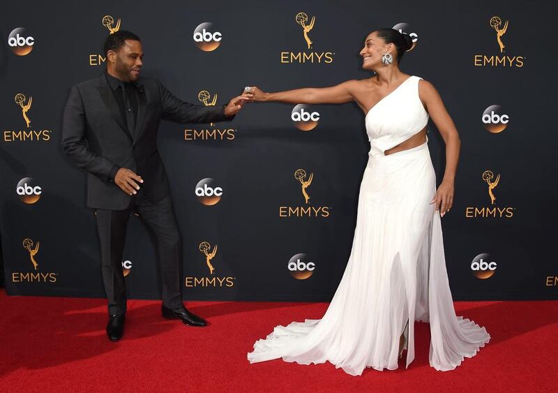 Anthony Anderson, left, and Tracee Ellis Ross. AP
