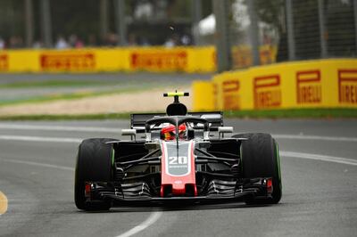 MELBOURNE, AUSTRALIA - MARCH 24: Kevin Magnussen of Denmark driving the (20) Haas F1 Team VF-18 Ferrari on track during final practice for the Australian Formula One Grand Prix at Albert Park on March 24, 2018 in Melbourne, Australia.  (Photo by Robert Cianflone/Getty Images)