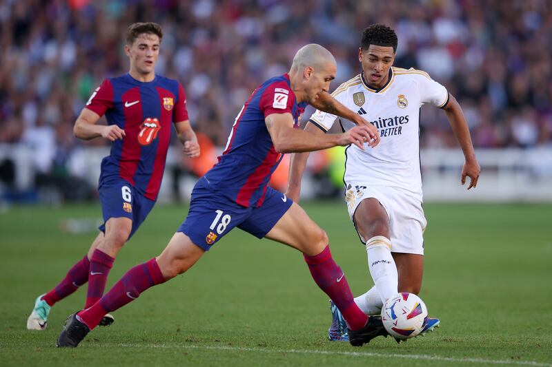 (72' for Fermin). Brought on to try and steady things as Barcelona tired. And Jude Bellingham was ready to take advantage and when he equalised, Madrid’s whole energy changed. Getty Images