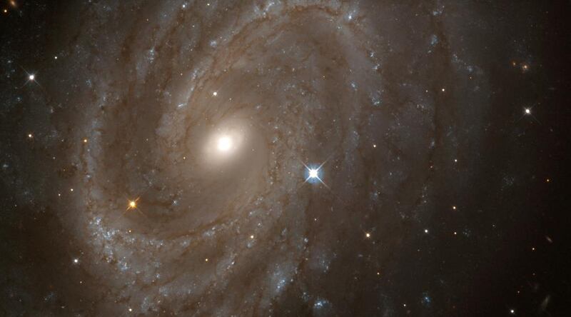 A Nasa Hubble Space Telescope view of the  spiral galaxy NGC 4603, the most distant galaxy in which a special class of pulsating stars has been found. Jeffrey Newman, University of California at Berkeley and Nasa