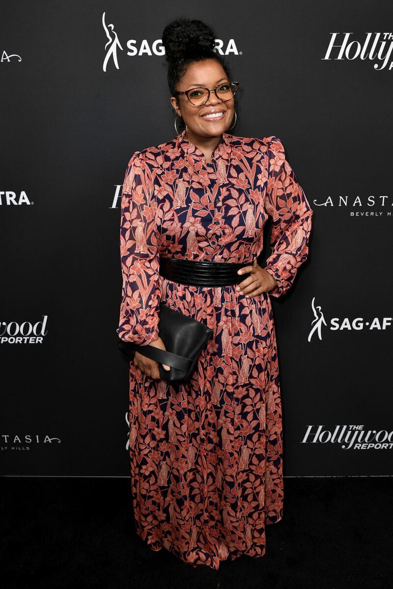 Yvette Nicole Brown attends the The Hollywood Reporter's Class of 2019 Emmy Nominees event at AVRA in Beverly Hills, California, on September 20, 2019. AP