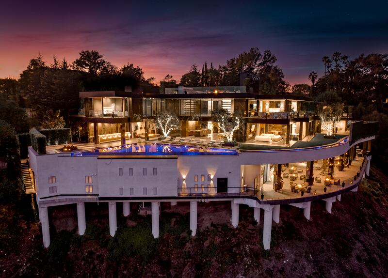 This week's International Property of the Week is a $139m Bel Air mansion. All photos: Savills