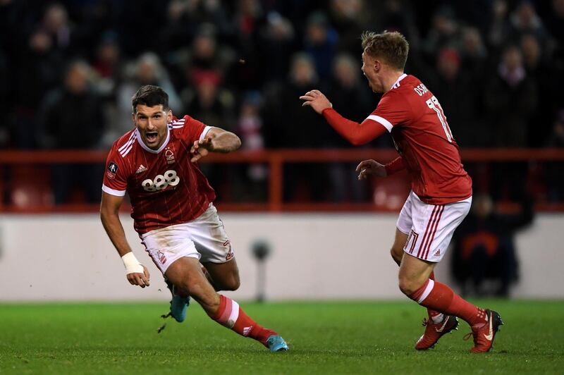 Right-back: Eric Lichaj (Nottingham Forest) – Scored surely the goal of his career with a superb volley in the victory over Arsenal. Equally improbably, it was his second of the game. Shaun Botterill / Getty Images
