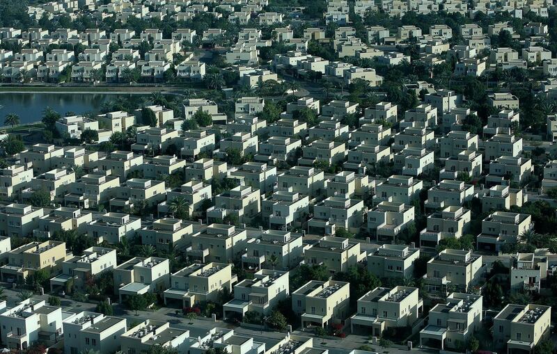 
DUBAI, UNITED ARAB EMIRATES, Feb 22: View of the villas in the Springs and Meadows in Dubai. (Pawan Singh / The National) For Stock.