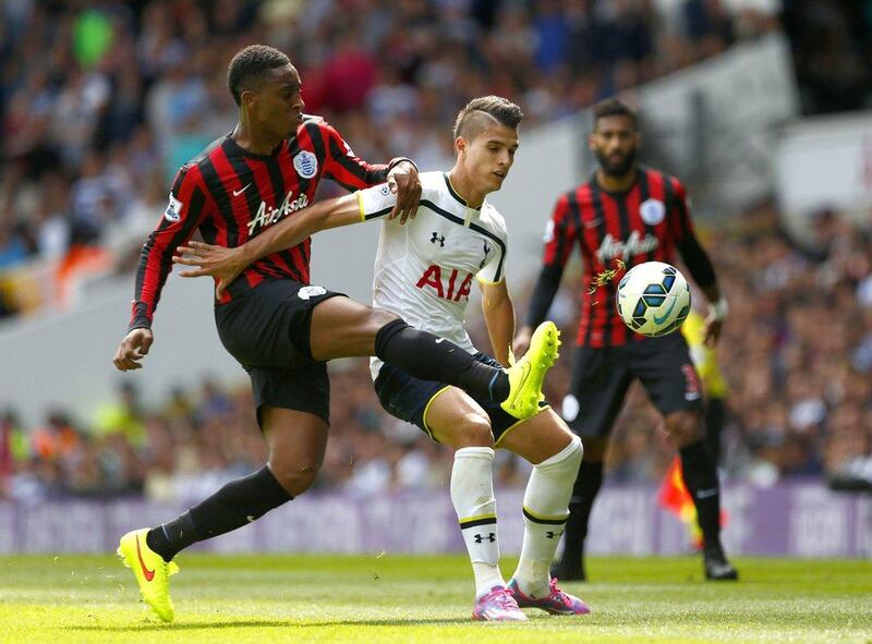 Right midfield: Erik Lamela, Tottenham Hotspur. Endured a wretched season last year but finally showed his quality with a magnificent performance against QPR. (Photo: Eddie Keogh / Reuters)