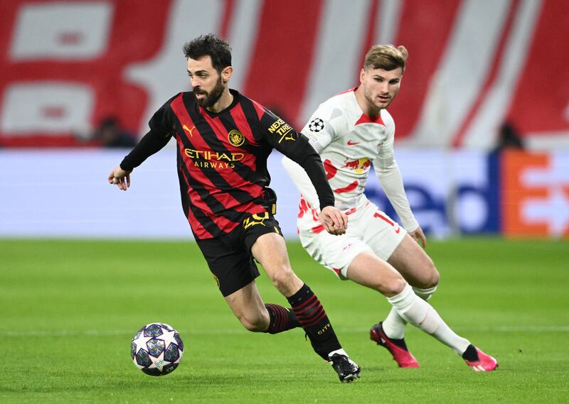 Bernardo Silva 7: Made one mazy run into Leipzig box in first half, was knocked to floor but able to get up still in possession and set-up chance for Grealish. Buzzed around, tried to make things happen but without much joy in terms of defence-splitting passes. Reuters