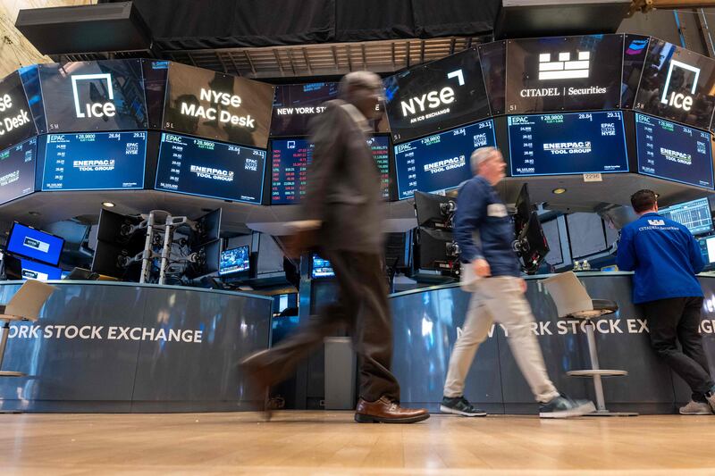 The New York Stock Exchange. AFP