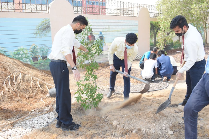 Pupils at the school have been taking part in the global Climate Action Project. Photo: Shining Star International School