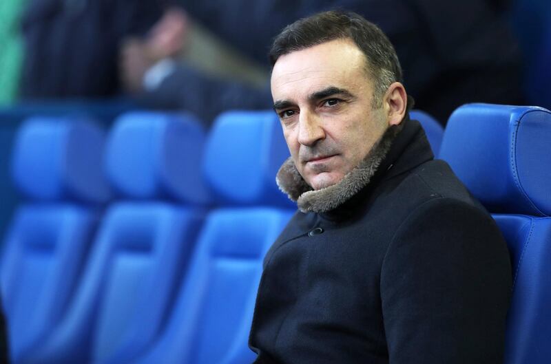 Soccer Football - Championship - Sheffield Wednesday vs Middlesbrough - Hillsborough, Sheffield, Britain - December 23, 2017   Sheffield Wednesday manager Carlos Carvalhal   Action Images/John Clifton    EDITORIAL USE ONLY. No use with unauthorized audio, video, data, fixture lists, club/league logos or "live" services. Online in-match use limited to 75 images, no video emulation. No use in betting, games or single club/league/player publications.  Please contact your account representative for further details.
