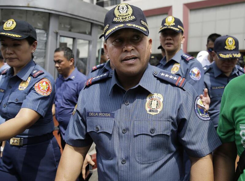 Philippine National Police Chief Ronald dela Rosa said several people have been killed in battle between government forces and suspected Abu Sayyaf militants on Bohol island. (AP Photo/Aaron Favila)