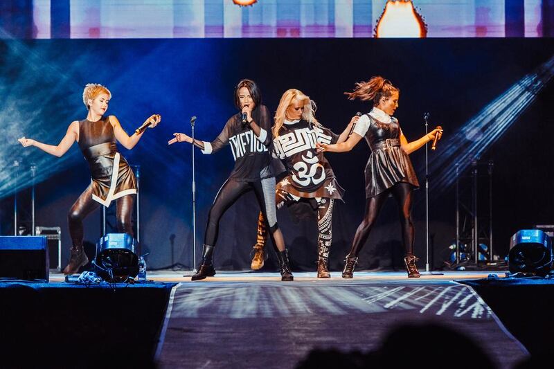 GRL perform on February 12, 2015, at RedFestDXB. Courtesy: Done Events