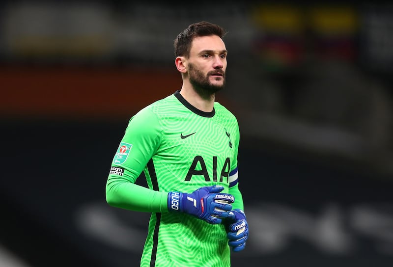 TOTTENHAM RATINGS: Hugo Lloris 6 – He made a comfortable save from a tame header from Ivan Toney, but was guilty of failing to deal with a header across the face of his goal, which saw the ball end up in the net but ultimately disallowed for offside.  Getty