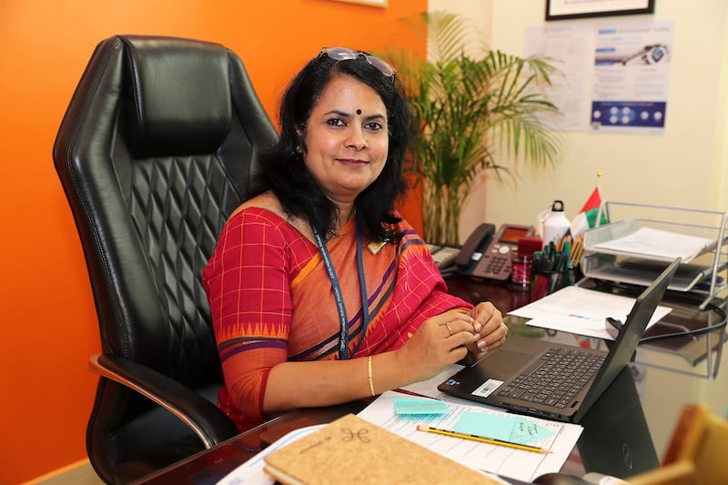 Lini Shivaprasad, principal and chief executive of Gems Millennium School in Sharjah