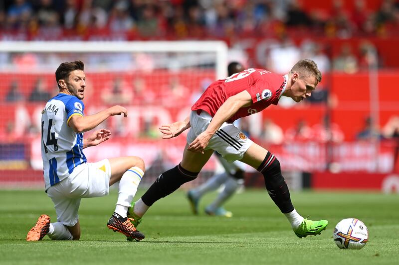 Scott McTominay 4 - Set up Fernandes with a fine early chance. Booked for a heavy challenge on Caicedo after 26. Overrun in midfield as Brighton busted Ten Hag’s central overload. Gave the ball away at the start of the second. Clear to see why Ten Hag wants Frenkie de Jong.

Getty
