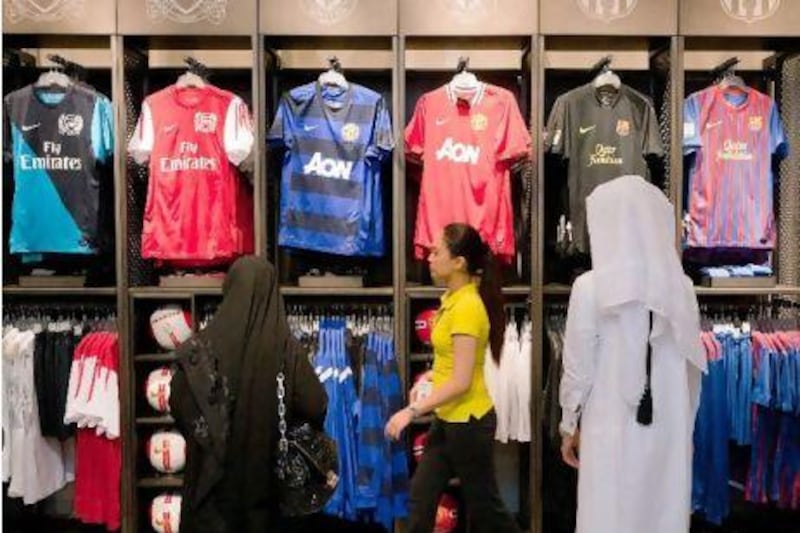 The opening of the Nike new concept store in Mall of the Emirates, Dubai. Duncan Chard for the National