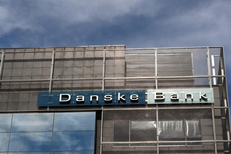 FILE PHOTO: Danske Bank sign is seen at the bank's Estonian branch in Tallinn, Estonia August 3, 2018. REUTERS/Ints Kalnins/File Photo