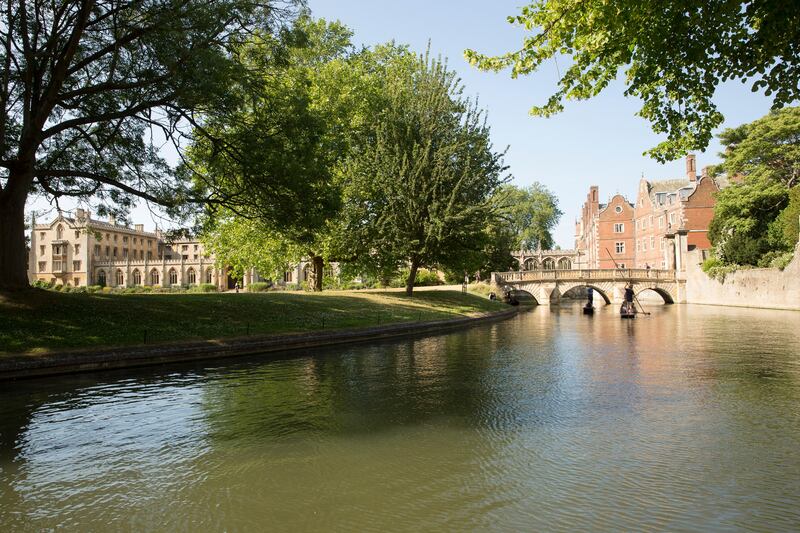 The Backs at St John's College, Cambridge. Courtesy Visit England/Iain Lewis