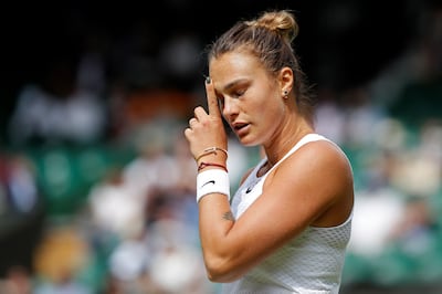 Women's world No 2 Aryna Sabalenka will also not compete at Wimbledon this summer. AFP