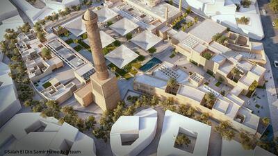 Iraqi Museum, the winning design of the international competition for the reconstruction of the Al-Nuri Mosque and Al-Manara Al-Hadba in Mosul was announced. A step to start actual work despite the pandemic. courtesy: Hassan Nadhem twitter account