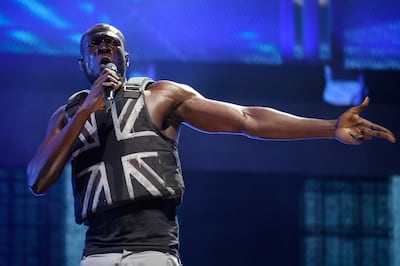 Stormzy, exemplifying the Multicultural London English accent, reflects the diverse and dynamic linguistic landscape of modern London. Getty Images