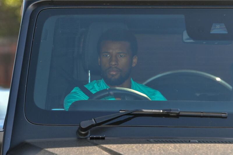 Liverpool's Dutch midfielder Georginio Wijnaldum arrives at Melwood in Liverpool, north west England to resume training on May 20, 2020. AFP