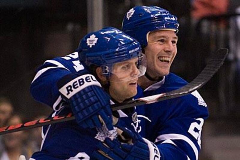 Phil Kessel, left, has played an important role in the Toronto Maple Leafs' successful campaign this season.